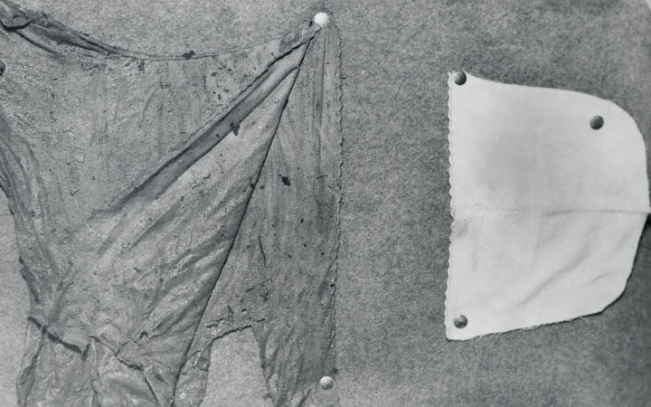 Evidence proving the kidnapper had the Lindberg baby babys Blanket